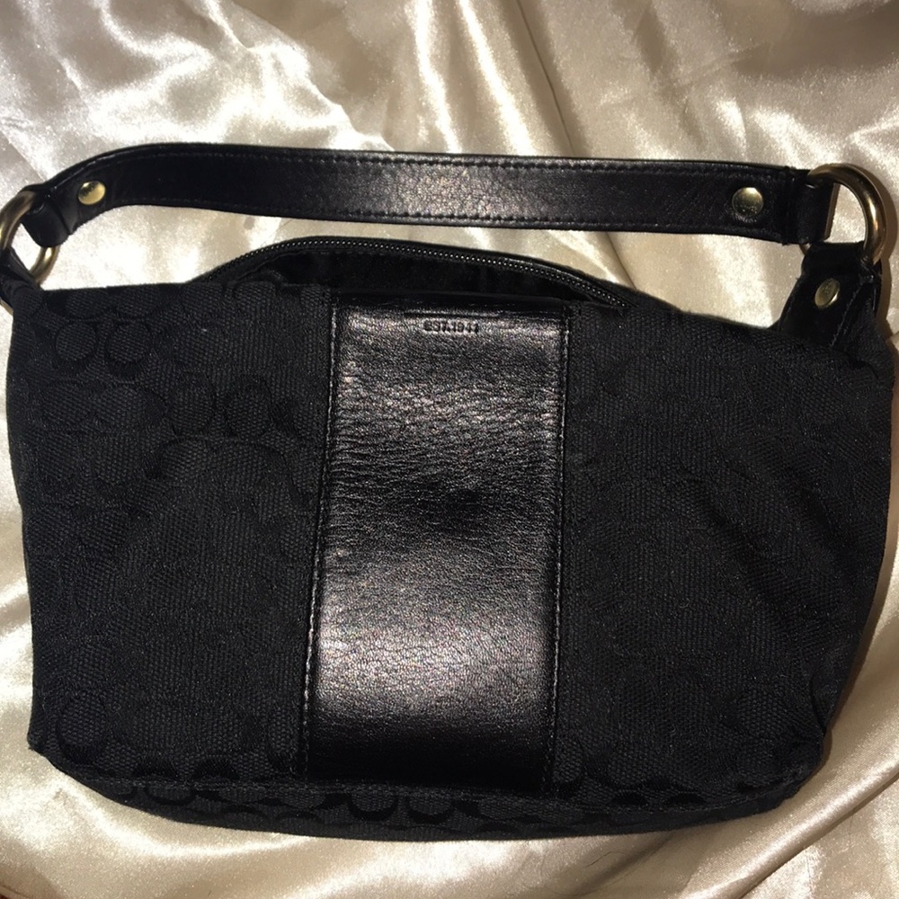 Black Coach mini bag